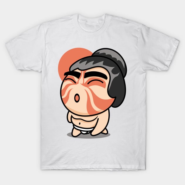 Sumo wrestler T-Shirt by mckirbz